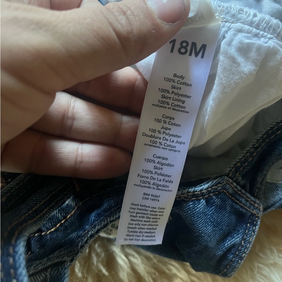 Denim Tuile Dress - Picture 6 of 6